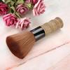 Wooden Handle Barber Face Duster Professional Hair Cutting Brush Neck Duster Brush  Salon Use