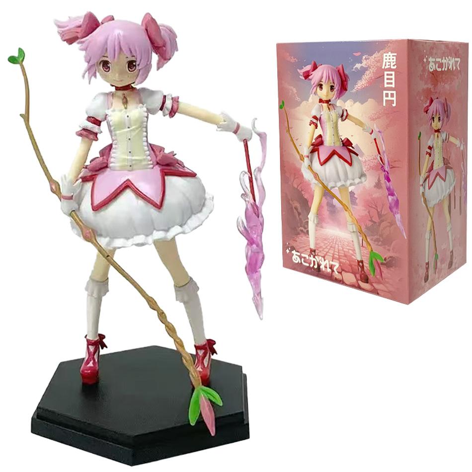 Neue Puella Magi Madoka Magica Aniem Figur Kaname Madoka Magic Girl PVC Anime Actionfiguren Cartoon Modell Weihnachtsspielzeug Geschenk