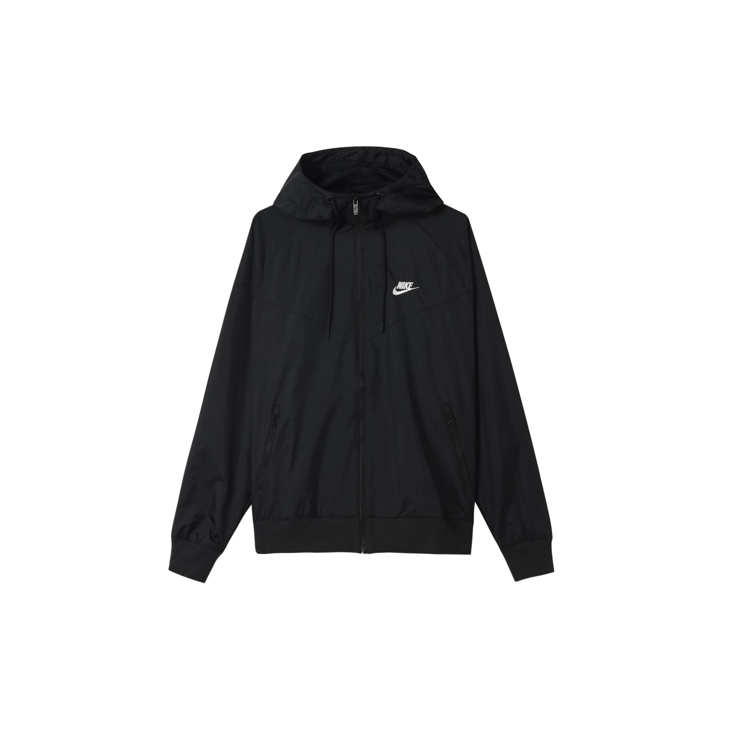 Nike Outdoor Sports Zipper Windproof Casual Jacket Black Men s AR2192-010 XXL