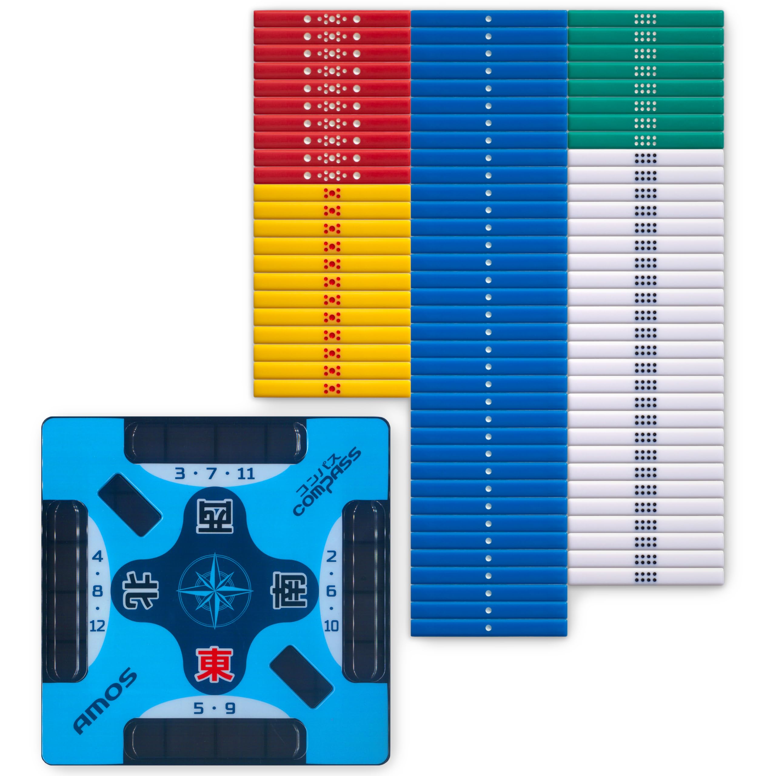 Mahjong color scoring stick full set AMOS COMPASS AMOS COMPASS Alban & / /
