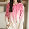 Navava Casual GradienT Long Sleeve Hooded KniT T shirT Nk2450