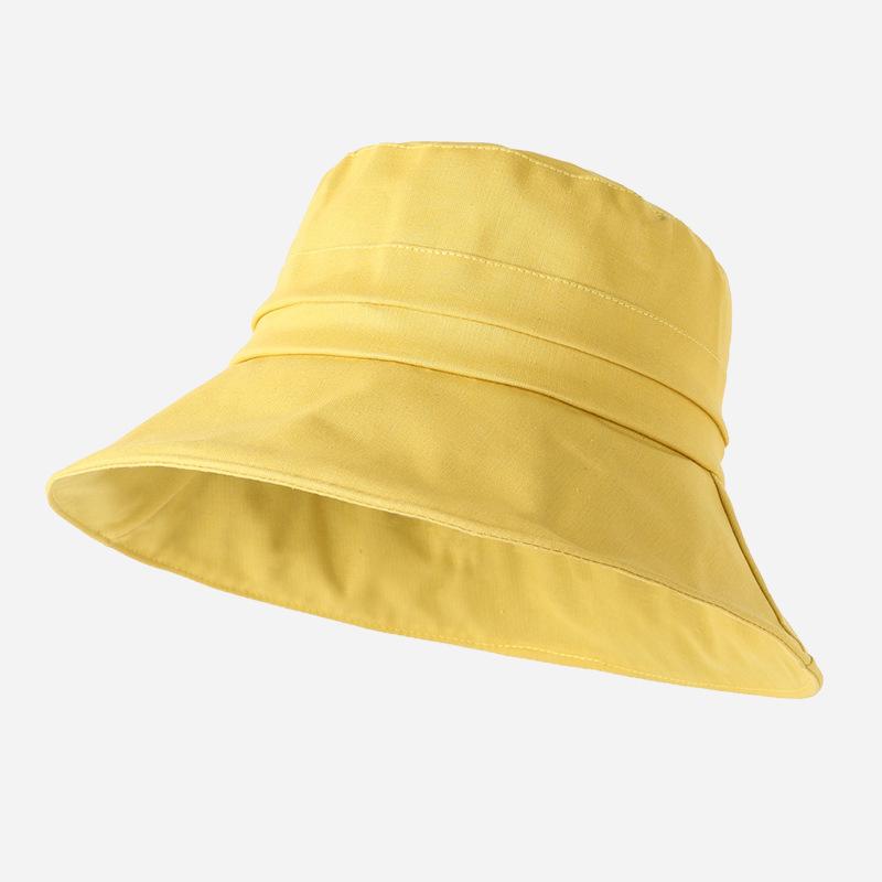 

Летняя регулируемая панама с широкими полями, хлопковая Кепка-рыбак с защитой от ультрафиолета, однотонная однотонная шляпа унисекс для взрослых, повседневная весенняя Панама Боб 55-58cm