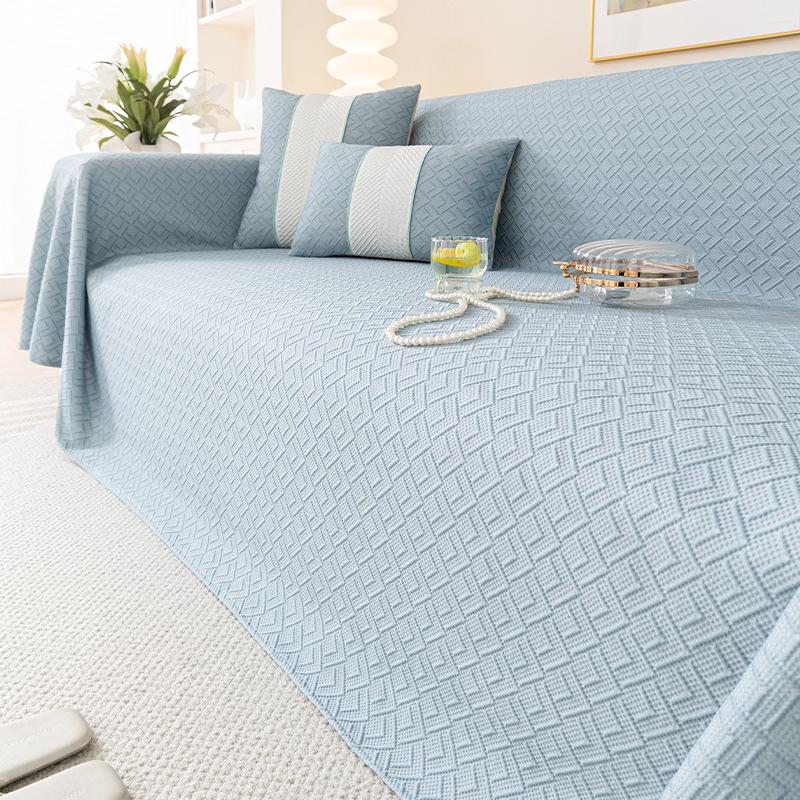 Cool ice Doudou sofa cover towel summer new full cover sofa seat cushion non-slip breathable sofa towel