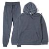 Träningsoverall för män Sportkläder Fritidströjor Träningsbyxor Streetwear Pullover Enfärgad fleecehuvtröjor Sportdräkt Nyhet