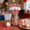 Disposable Paper Straws For Weddings And Parties With Degradable Material For Cake And Cocktail Decor