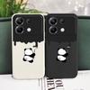Paint Panda Phone Case For Xiaomi Poco F8 F7 X7 X6 F6 M6 M5 M5S F5 X5 F4 X4 M4 F3 M3 X3 Pro 4G 5G GT Silicone Cover