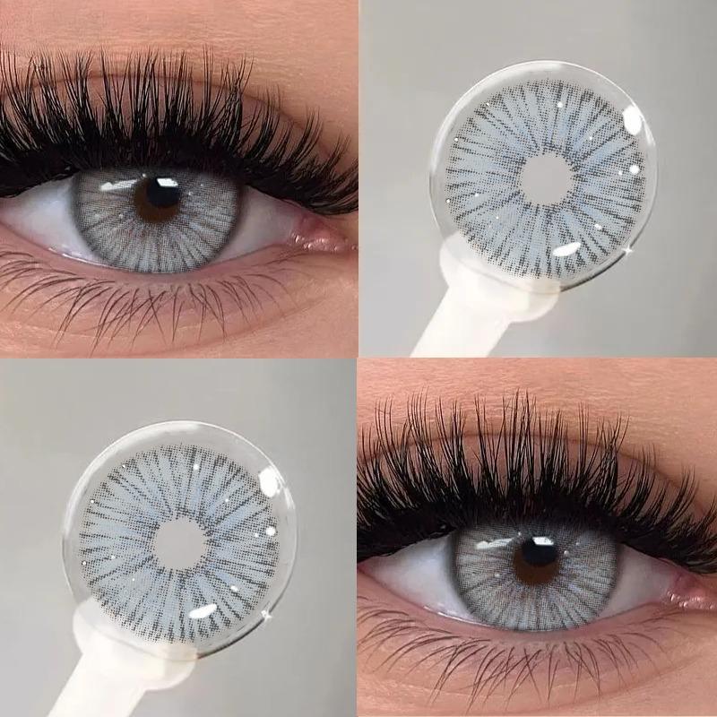 Mill Creek Color Contact Lens 2pcs Angeles Series 14.2MM Softlens Yearly Free Lens Case