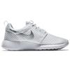 New Nike Roshe One Br White Metallic Platinum Women's 724850-100