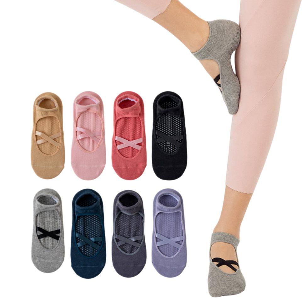 Non-slip Thin Yoga Dance Pilates Socks for Women - Short, Summer Fitness & Floor Use