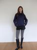 Asula Cozy Highneck Cardigan (Navy)