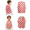 Children's Xmas Costume Vest Candy Cane Striped Sleeveless for Christmas Theme Party