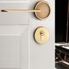 Anti-theft Design Door Handle Lock Zinc Zinc Zinc Alloy Deadbolt Lock Round Door Lock  Bedroom Door
