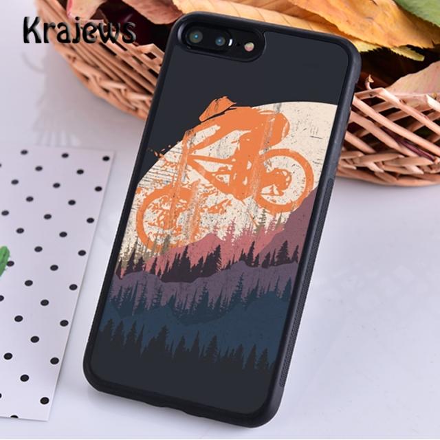 Mountain Bike Biker Biking Cycling Downhill Bicycle Phone Case Cover For iPhone 17 Air 16 15 SE 14 Plus 11 12 13 Pro Max