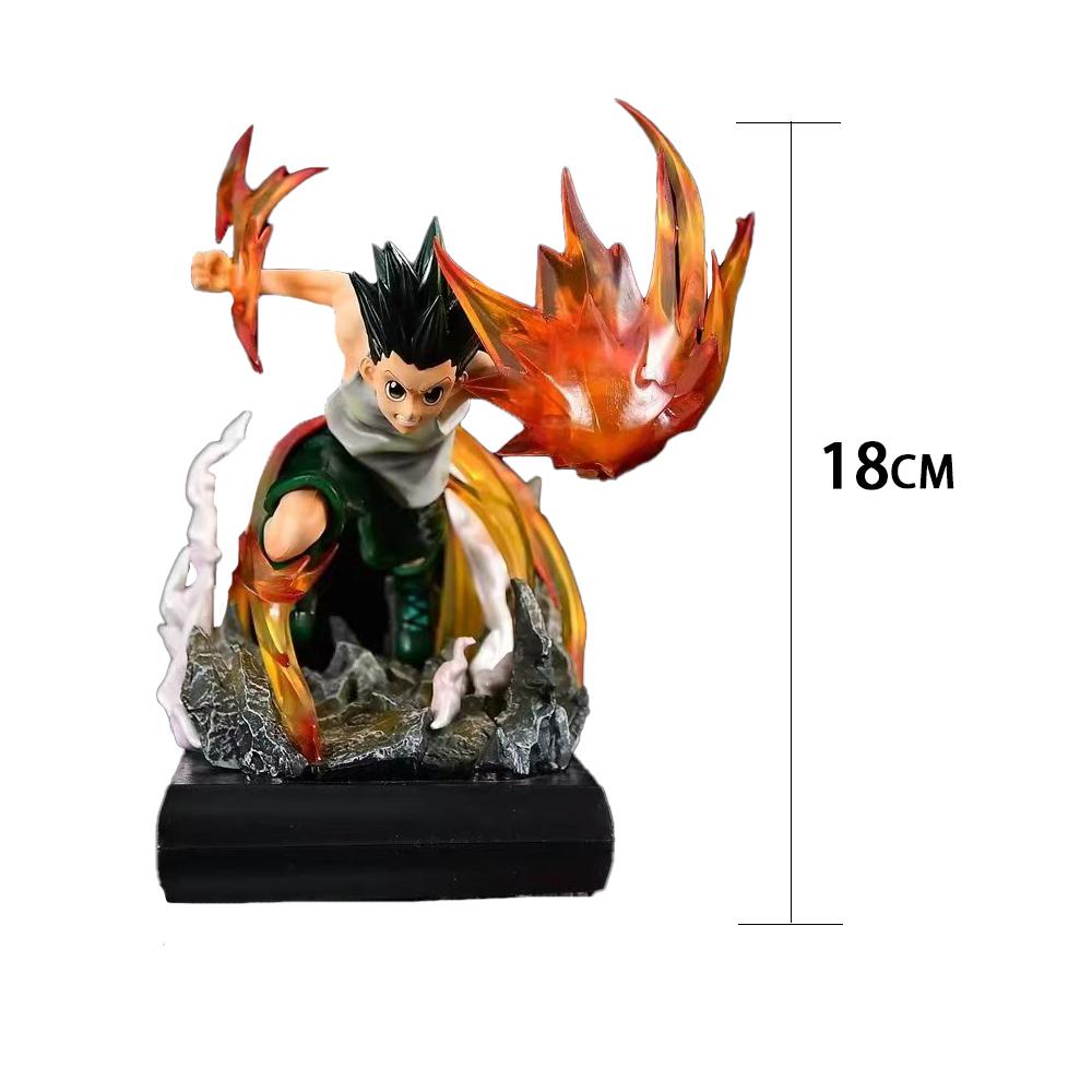 HxH Anime figure Hisoka Action Figure Gon Freecss & Killua Zoldyck Figurine Statue Collection Model Doll Toy Hobbies Anime Gifts
