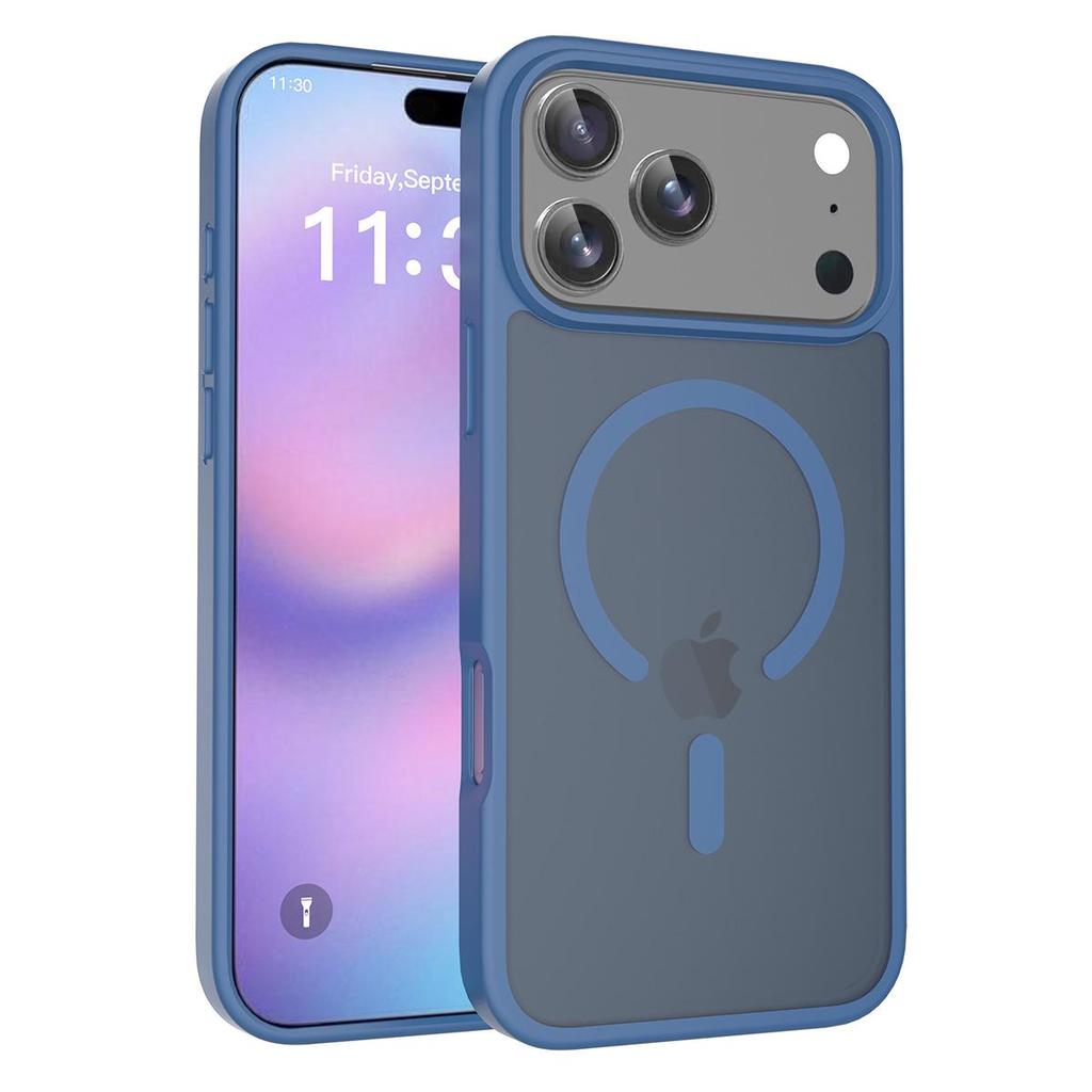 Silver Shield Frosted iPhone 17 Pro Max Magnetic Case