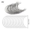 42/50/100/120Pcs Curved Needle C Type Leather Needle Curved Sewing Needle for Hand Sewing, Carpet Leather Canvas Repair