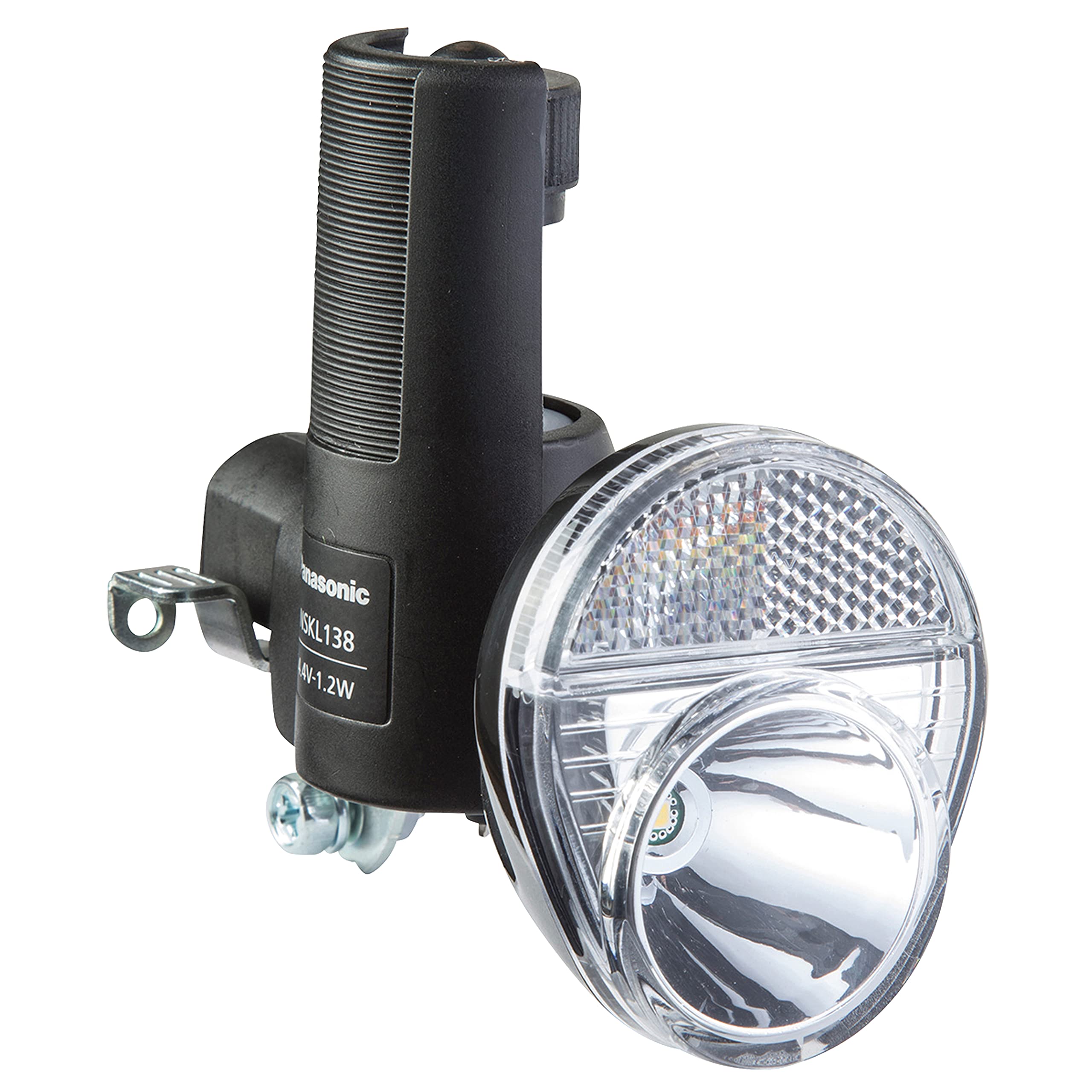 

Panasonic Wide LED Bicycle 58mm W x 128mm D x 105mm H NSKL138-B Power-Generating Lamp, Black, чёрный