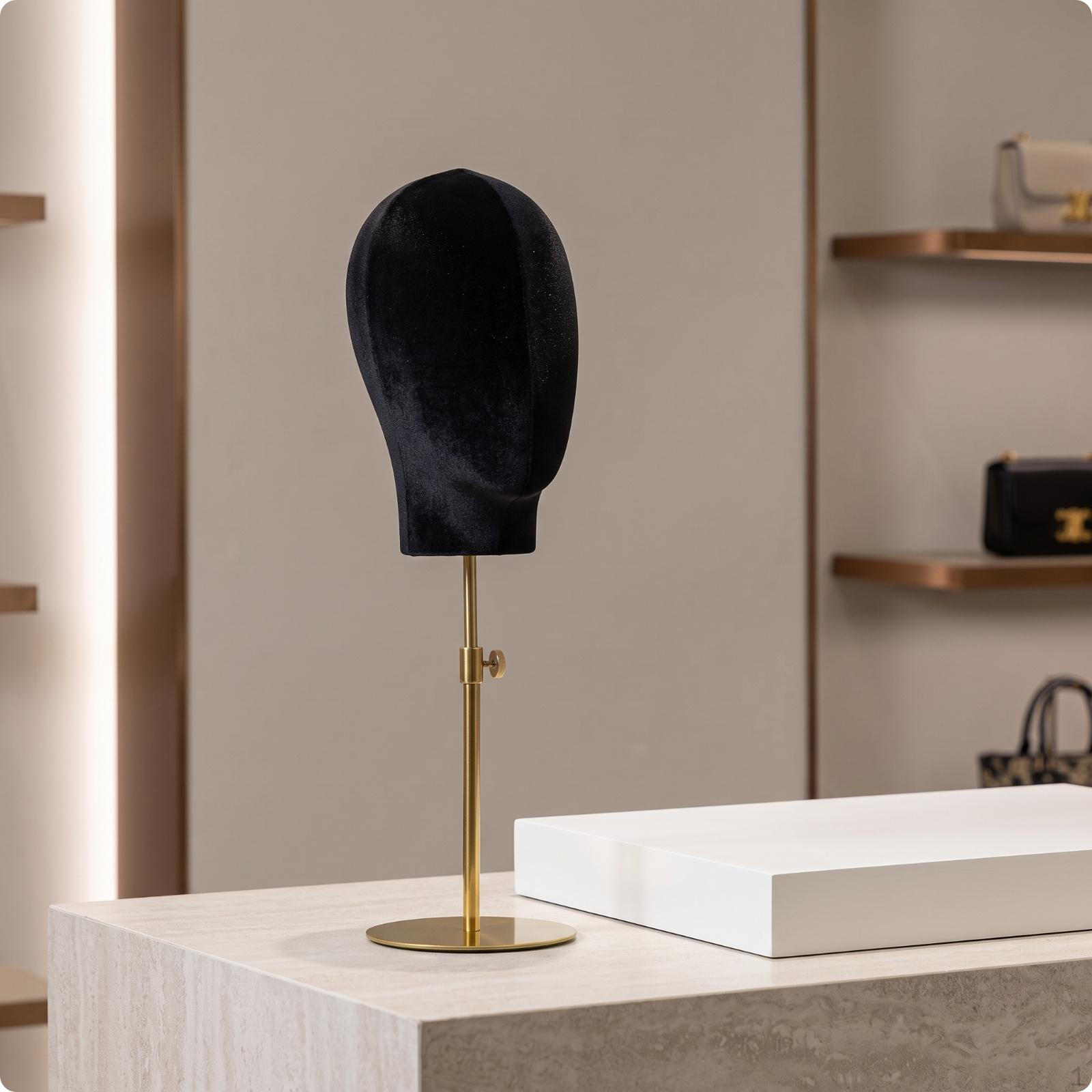 Mannequin Head Stand HeightAdjustable Hat Display
