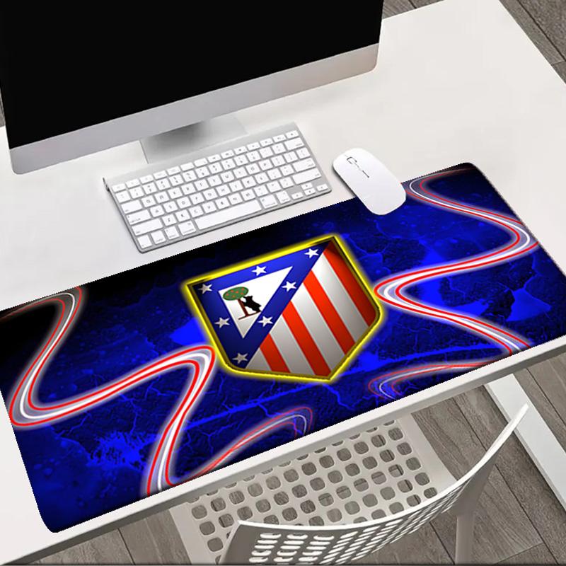 Atletico Madrid Crest Mouse pad Office Desk Mat, Gaming Mouse Pad Mousepad, keyboard pad,Heavy-Duty Non-Slip Rubber Backing, Gift