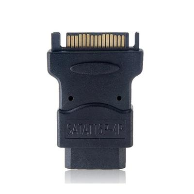 SATA 15Pin Male To Large 4Pin Female Adapter Hard Drive Power Converter Ensure Stable Connection