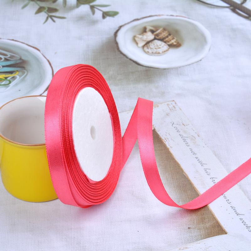 

Поставка 1 см полиэстеровой тесьмы, лент, подарочной упаковки, коробки для конфет, ленты-банта. 65 #Watermelon Red