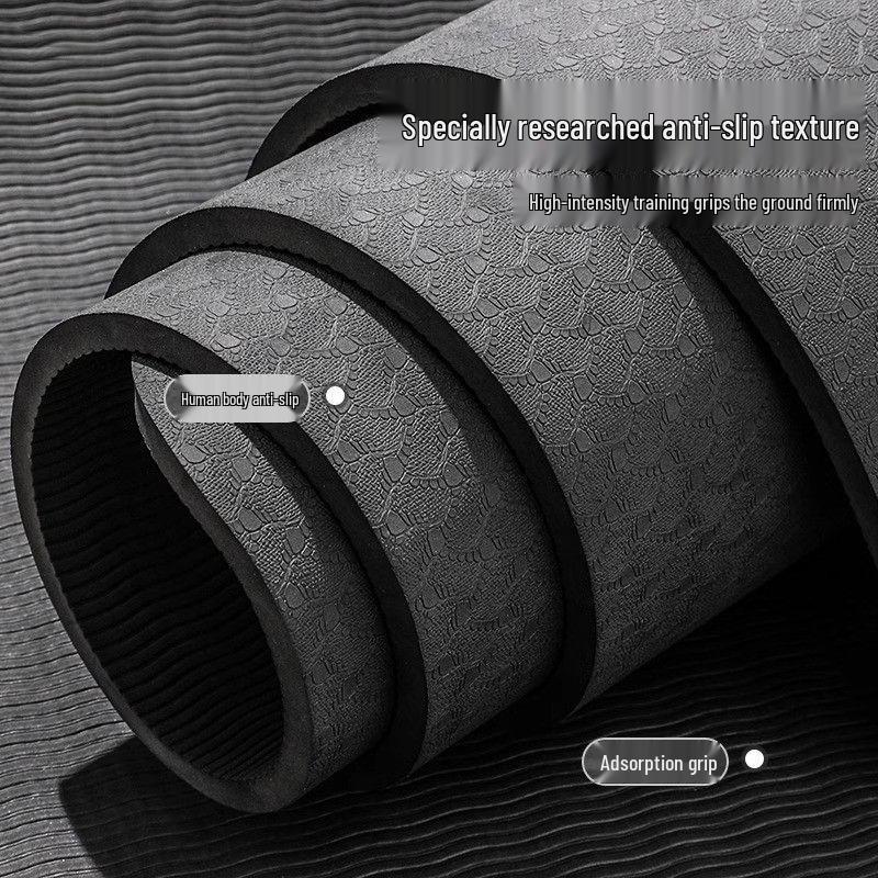 Thickened Men's Fitness Yoga Mat for Home & Dormitory Use