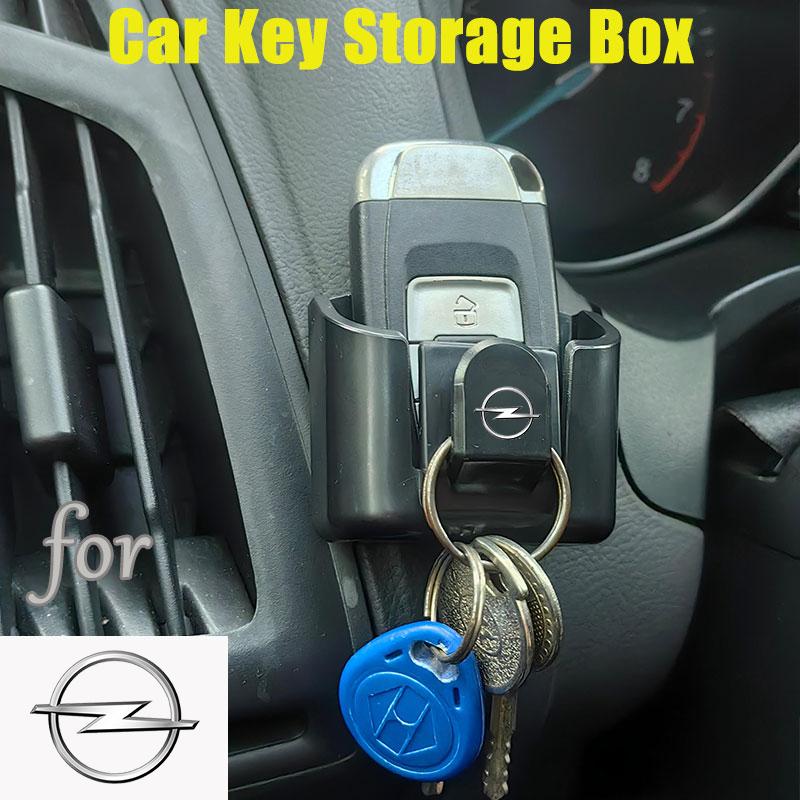 Car Key Storage Box Remote Key Holder Auto Accessories For Opel Corsa Astra Insignia Vectra Zafira Meriva Mokka Grandland Vivaro