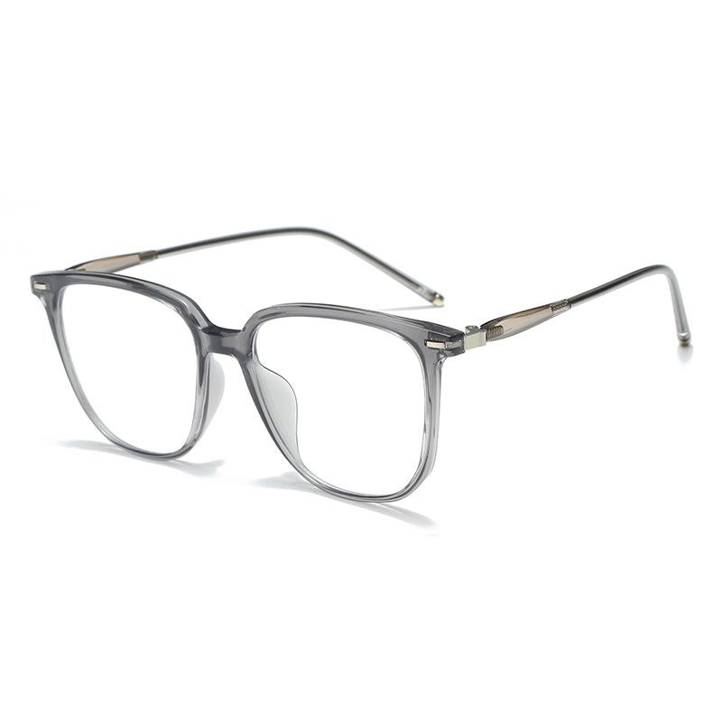 Latest Japanese and Korean Myopic Flat Glasses Frame for Man and Woman Vintage Retro Stylish Big Frame Optical Prescription Eyeglasses