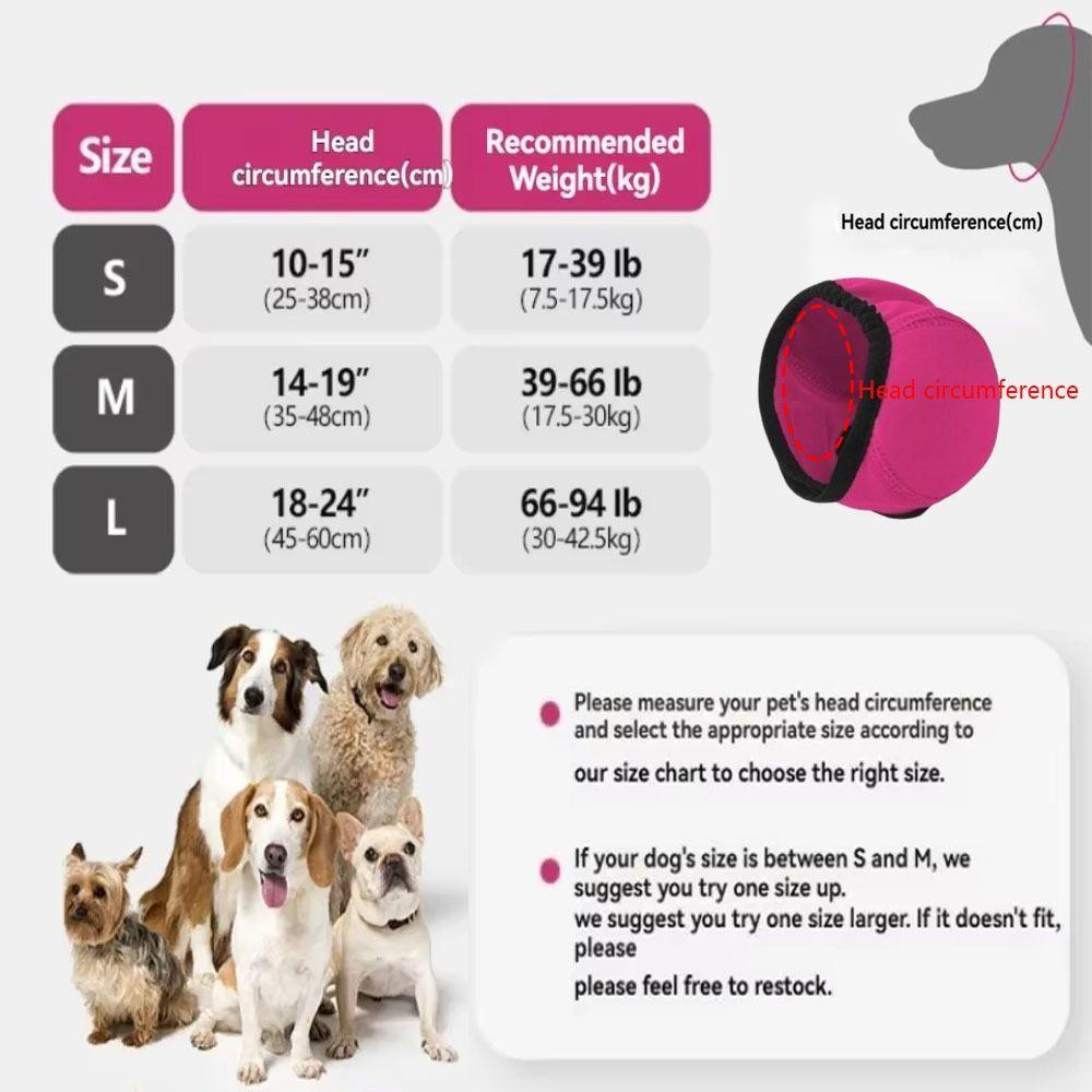 Hearing Protection Dog Ear Covers Anti-noise Pet Ear Muffs  Dog Emotional Soothing