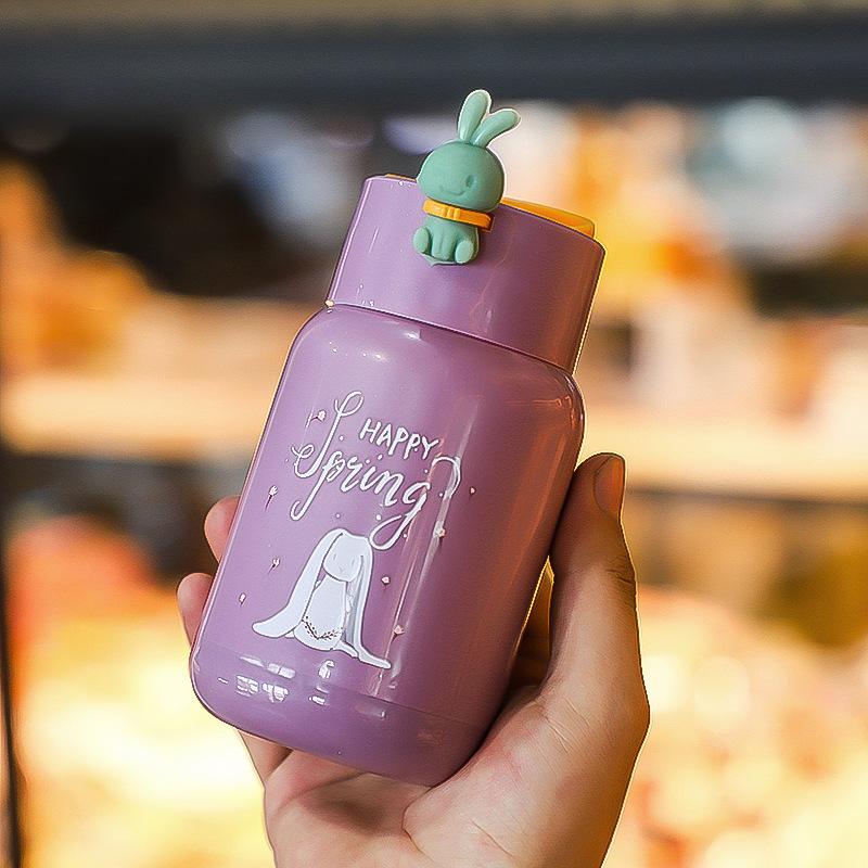 Mini Mini Water Cup, Elf Rabbit Hand Cup, Small Cup, Children's Student Simple and Cute Water Cup