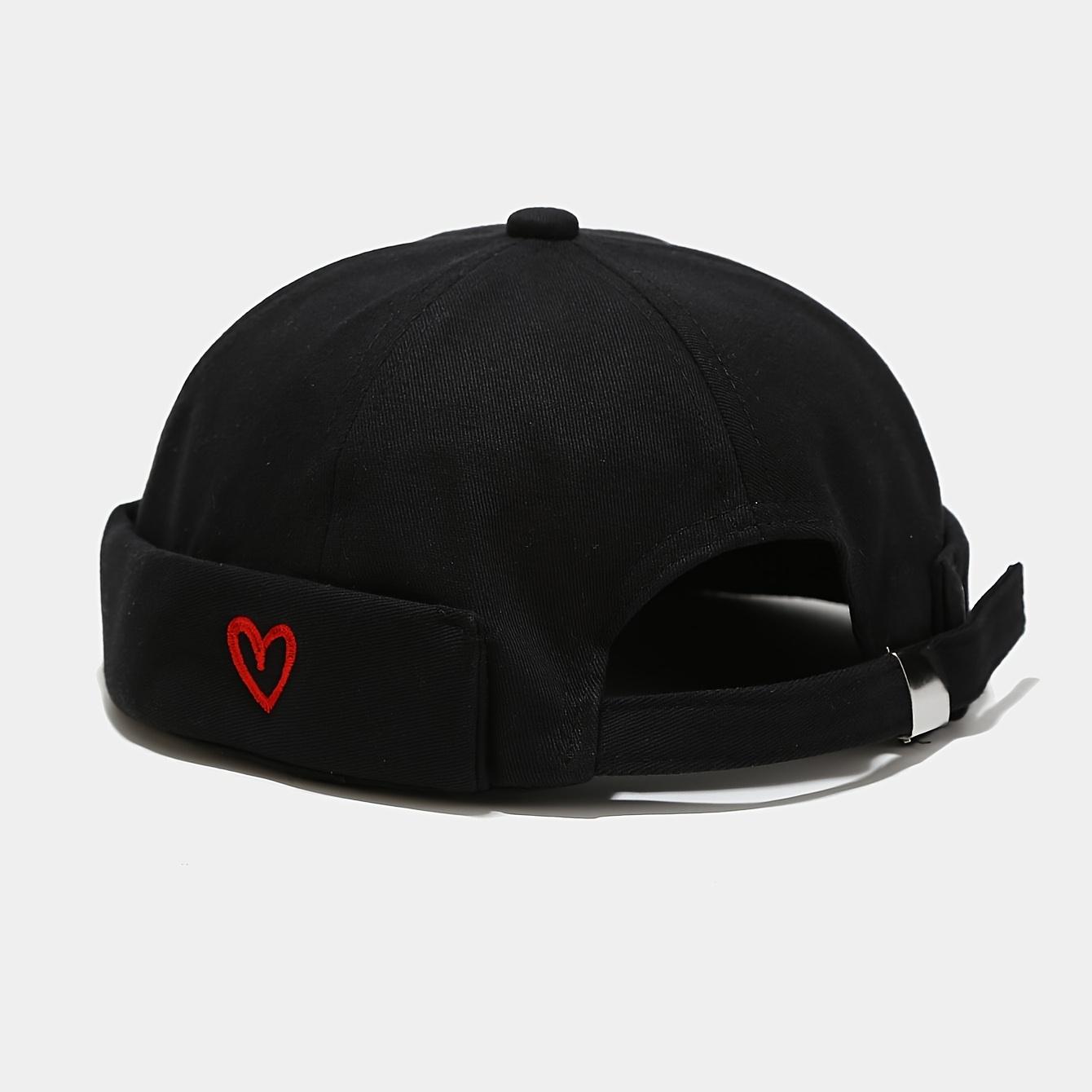 

Lightweight Adjustable Cap Featuring Easy Love Embroidery Suitable for Both Men And Women Perfect for Streetwear in Any Season чёрный
