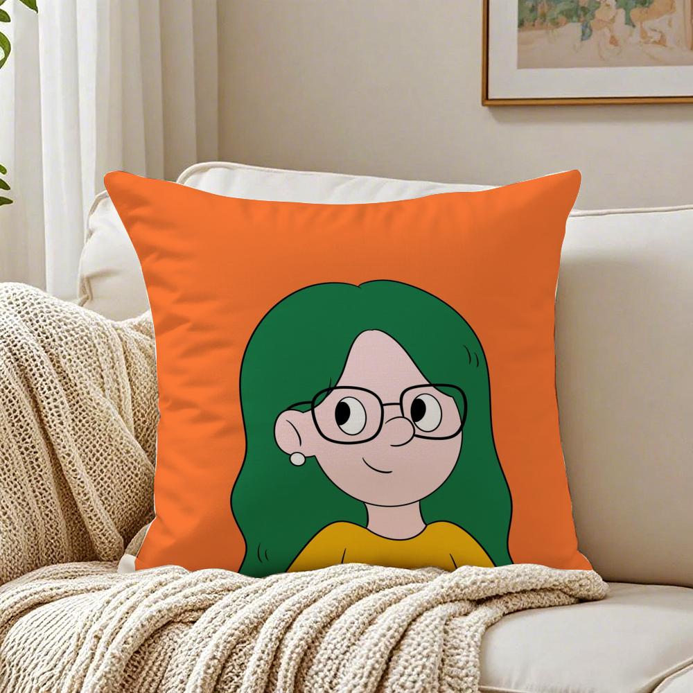 PPop ManS Cushion Cover Linen Pillowcase Soft  for Sofa Bed Home Room Decor
