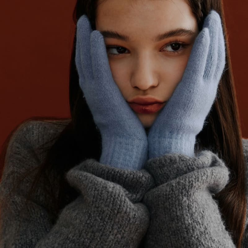 

OVT-U Ангоровые перчатки без пальцев (3Colors) Grey