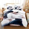 Set Biancheria da Letto Ragazza Volpe Sexy Copripiumino di Alta Qualità Set Copriletto per Giovani Set Biancheria da Letto Trapunta Copripiumino Set Biancheria da Letto King/Queen