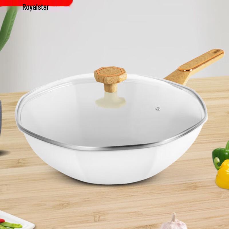 Royalstar Octagonal Stainless Steel Wok