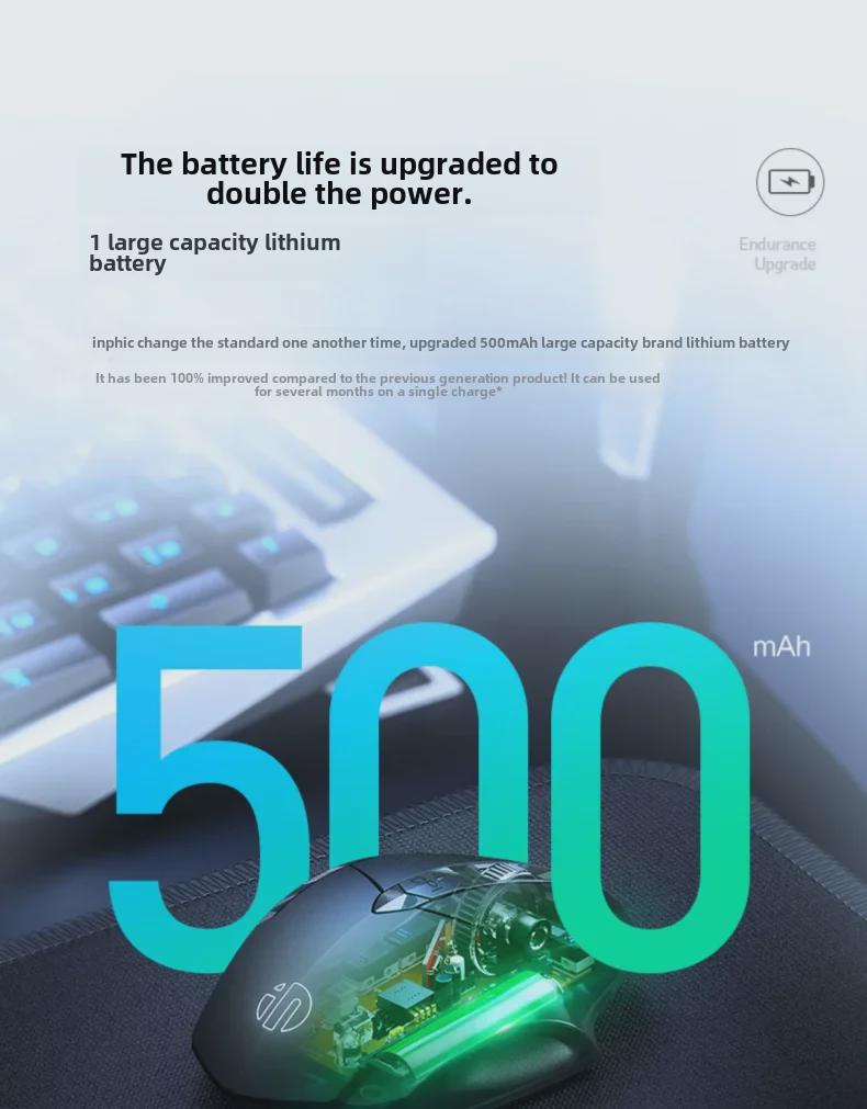 Rechargeable Bluetooth Wireless Mouse - Silent, Universal, Business & Gaming PM6