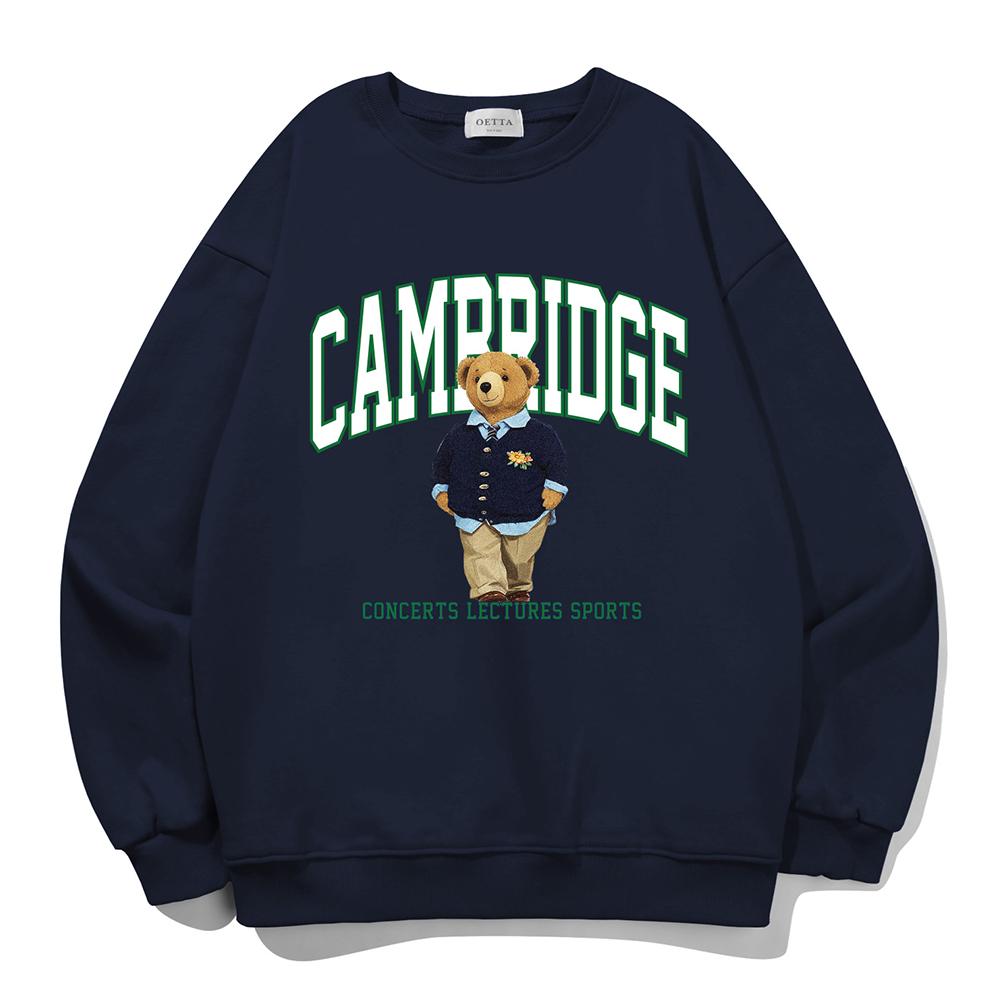 Yda Cambridge Teddy Bear Sweatshirt Navy M