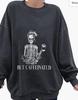 Halloween Printed Round Neck Long Sleeve Hoodie