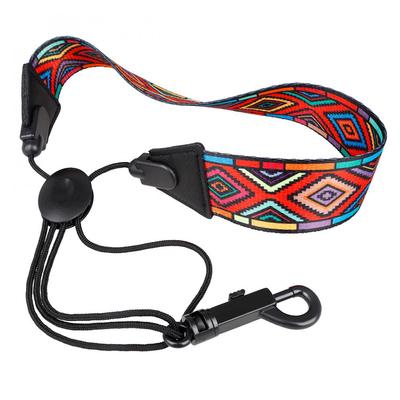 Mode gekleurde polyester saxofoon nekband schouderband voor alt / sopraan / tenorsaxofoon