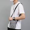 Large Capacity Men's  Crossbody Bag Solid Color Small Square Bag Business Shoulder Bag  Outdoor