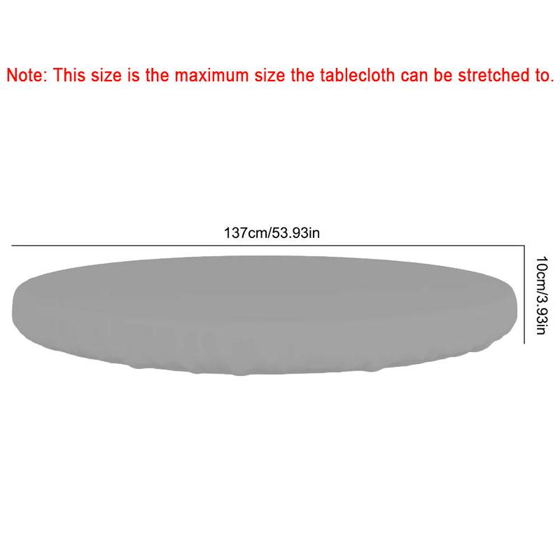 Round Table Rain Cover Outdoor Garden Furniture Waterproof Sun-Proof Protection Garden Patio Rain Covers Oxford Fabric Lining