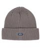 Eondeokeonteulol All-Season Thin Long Beanie Cotton Knit Unisex Logo Beanie Hat Beanie / College Crew / M Charcoal