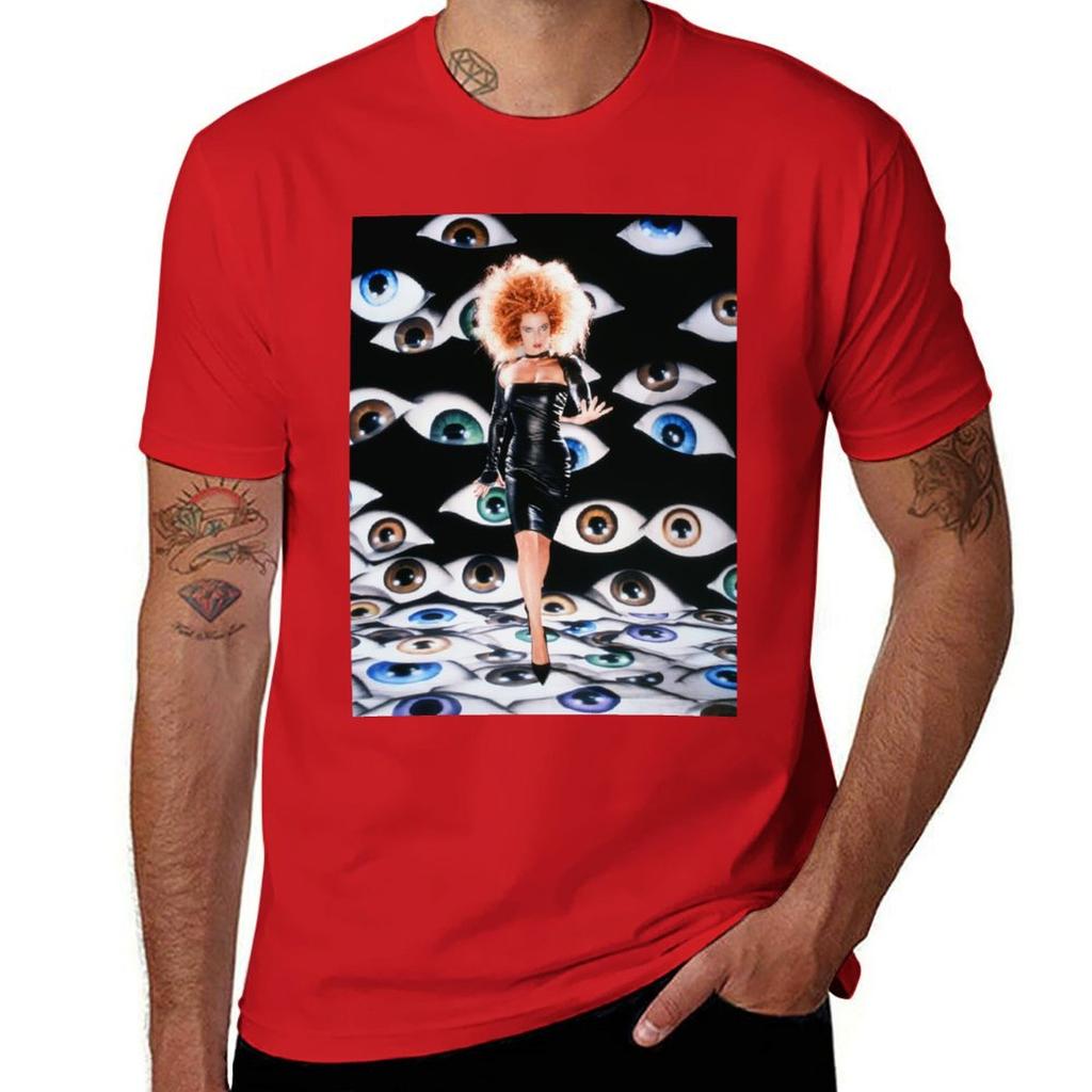 Gillian Anderson x David LaChapelle Tshirt plus sizes sports fans sweat funny t shirts for men