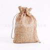 10Pcs/Lot 7x9 9x12 10x14 13x18cm Coffee Beans Storages Bag Plants Gift Pouches Jute Jewelry Sachet Xmas Party Decoration Pocket