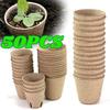 Degradable Paper Pulp Seedling Nursery Pots Eco Friendly Germination Planter Cups For Garden Flowers Herbs Orchard Plant Cultivation