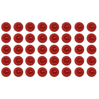 40Pcs Caulk Cap Caulk Tube Latex Sealing Cap Caulk Saver Cover Sealer For Sealing And Preserving Open Caulking Tube Red
