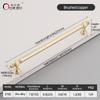 Oukali New Release Modern French Furniture Cabinet Handle Kitchen Drawer Brushed Copper Zinc Pull Handles