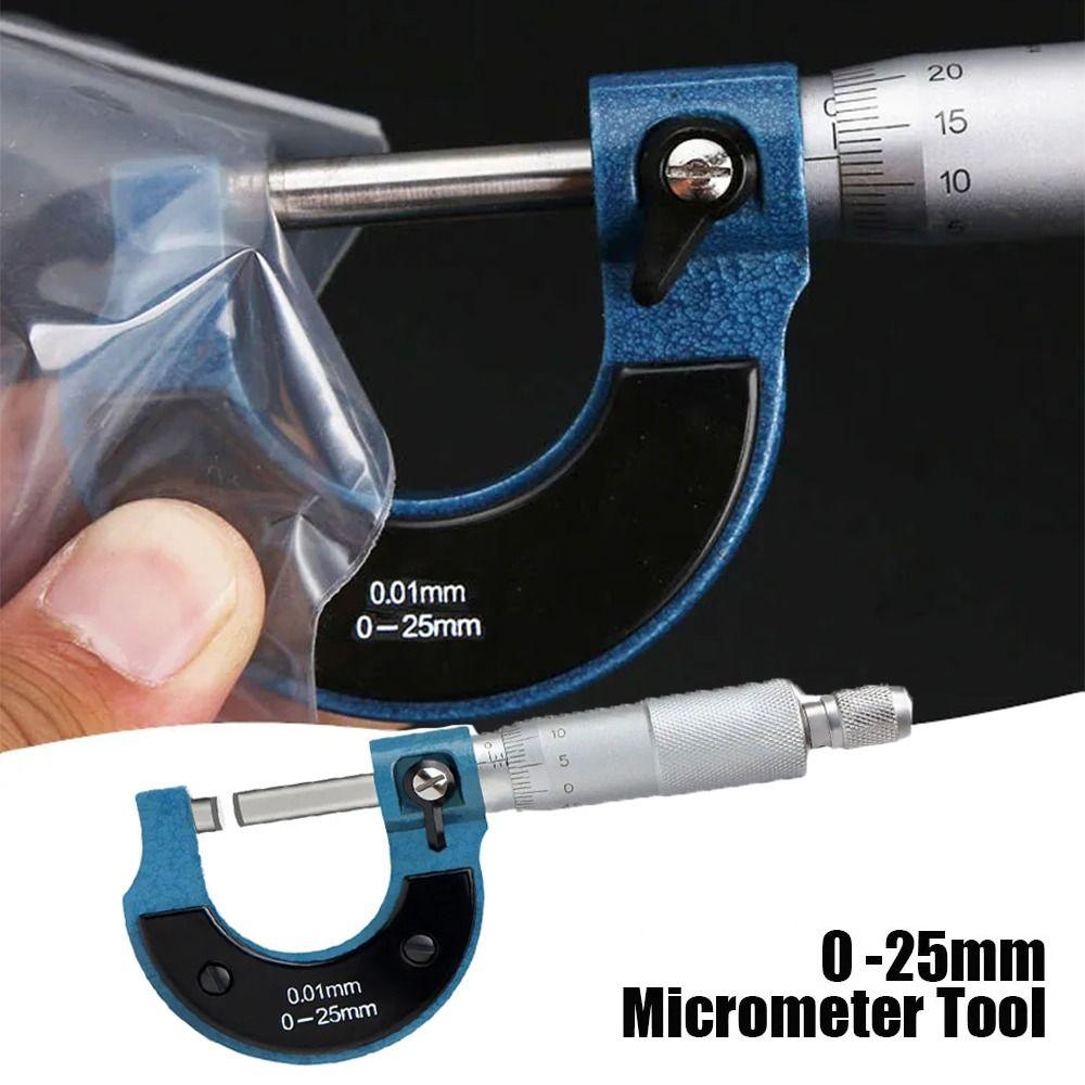 Thread Scale Mechanical Micro Caliper 0-25mm Precision Micro Meter Micrometer Gauge  Industrial Use
