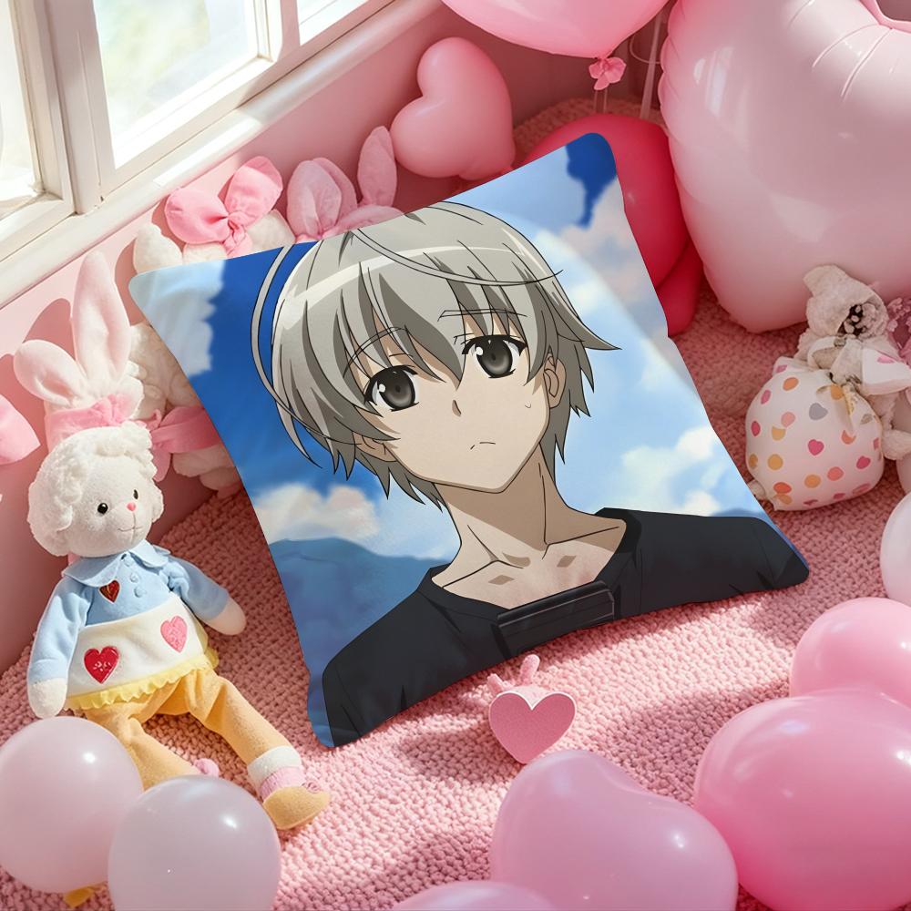 Anime Y-Yosuga no Sora Cushion Cover Pattern Printed Pillowcase for Living Room Sofa Cushion Cover & Bedroom Decor