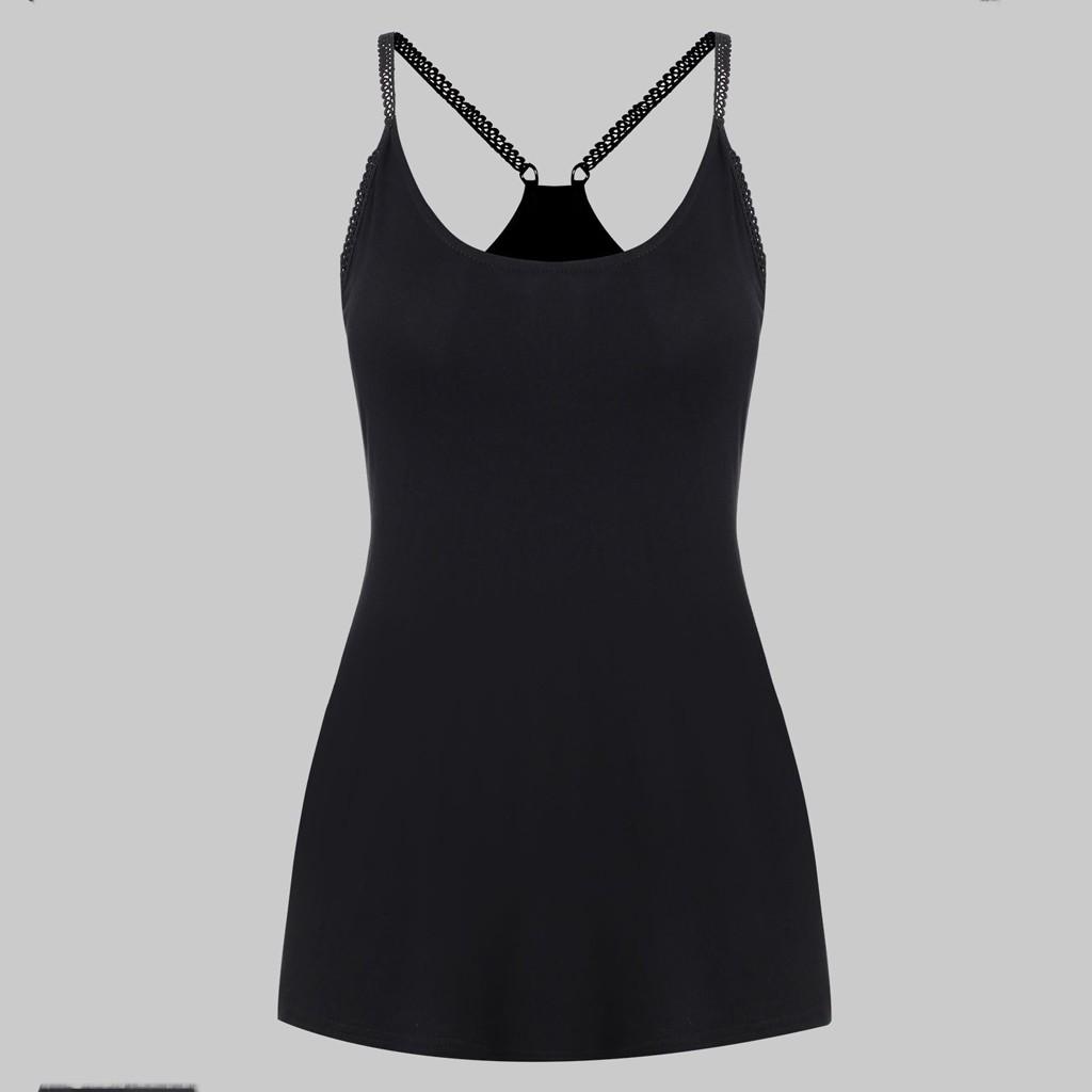 Fashion Women Skew Neck Cold Shoulder Cat  Print Gothic Tee With Cami Top